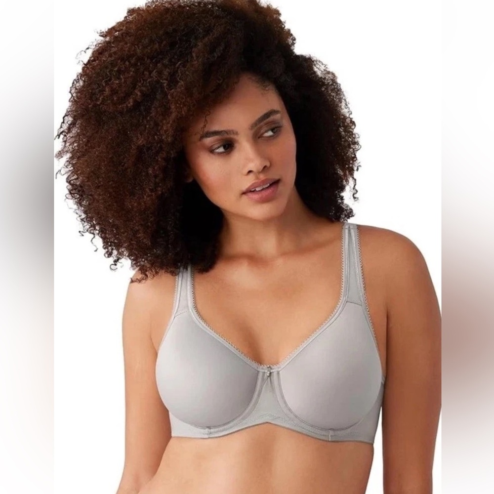 Wacoal 813592 Basic Beauty Spacer Underwire T-Shirt Bra Icy Gray silver 42DDD